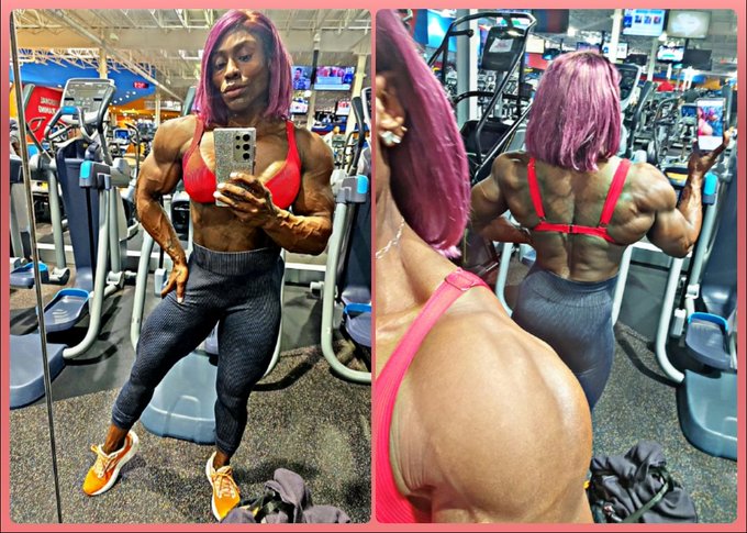 Here we have MT sporting our july4th pink addition 4 a limited time only 😁 gotta love being a women #femalebodybuilder<a href="/tag/mistress"class="tags"><span>#mistress</span></a><a href="/tag/swole"class="tags"><span>#swole</span></a><a href="/tag/eroticmuscle"class="tags"><span>#eroticmuscle</span></a><a href="/tag/femalebodybuilder"class="tags"><span>#femalebodybuilder</span></a>