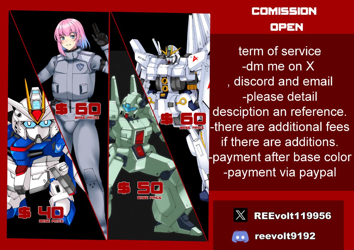 REEvolt119956's tweet photo. Retweets are very appreciated !)
(. ❛ ᴗ ❛.) Here I open a comission (≧▽≦) free to ask (. ❛ ᴗ ❛.) DM x or Discord : reevolt9192 #comission #comissionsheet #opencommission #commissionTH #commisionart https://t.co/28thSP3TEM