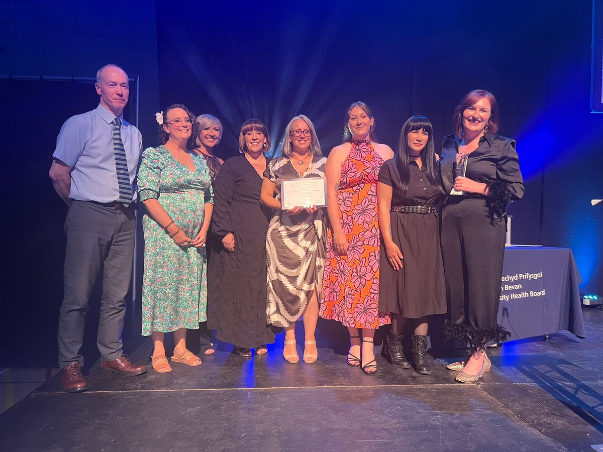 The winner of this year’s <a href="/Llais_Wales/">LlaisWales</a> Award is… the Planning and Engagement Team. Congratulations all! #abstaffawards