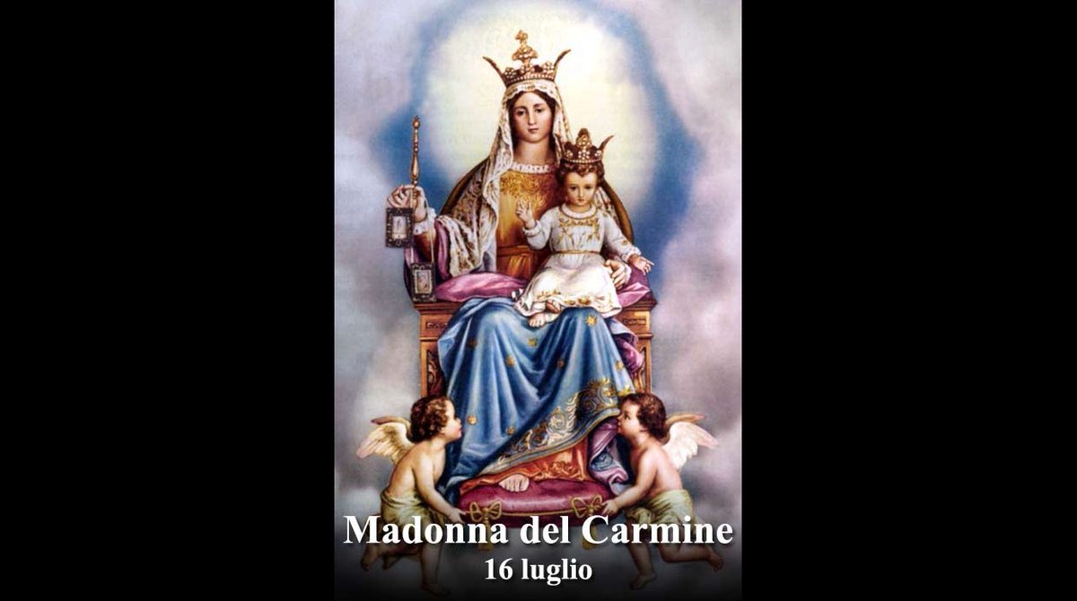 SantoDiOggi's tweet photo. Oggi si celebra: Beata Vergine Maria del Monte Carmelo https://t.co/YeJ319vMGo 
#santodelgiorno #chiesacattolica #beataverginemariadelmontecarmelo #madonna #madonnadelcarmine https://t.co/sZJHrLO1D6