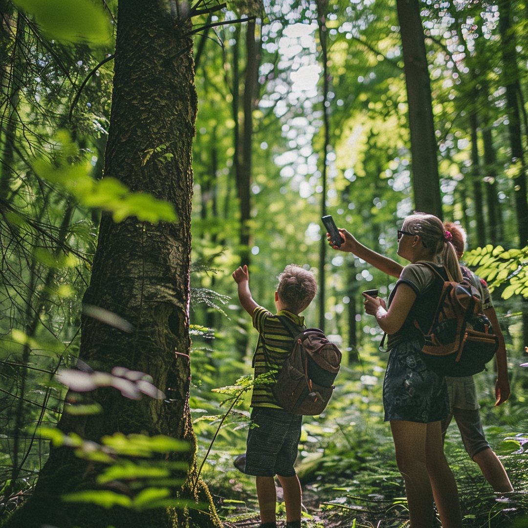 lilmagicstories's tweet image. Set up an outdoor scavenger hunt and use nature-themed apps to help identify plants, insects, and birds they find. Mixing screen-based activities with outdoor play is educational and hands-on fun. 🌿📲☀️

#healthyscreentime