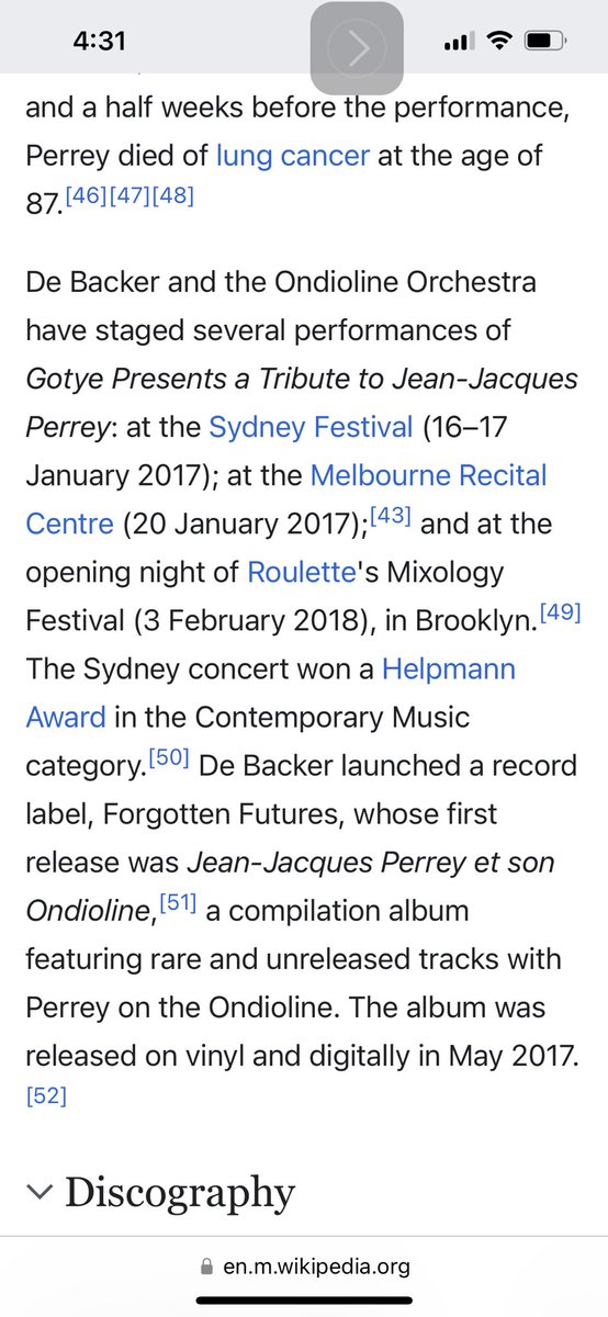 <a href="/mazzypopstar/">mazzy</a> Gotye spent years helping an aging musician Jean-Jacques Perry re-record his catalogue before he died and doing tribute shows on the ondioline orchestra that he founded to honor him. That’s what he focused on when he went dark