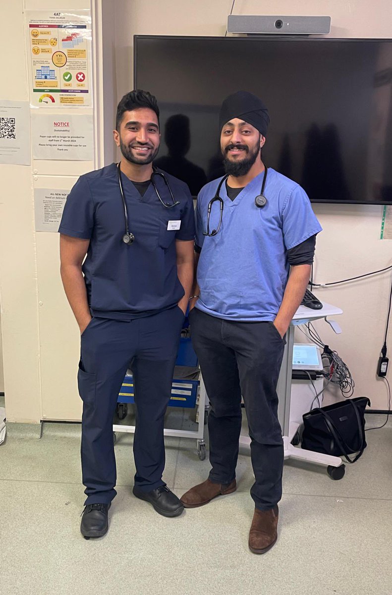 doc_hnaqvi's tweet image. Today was their last ward round together after a year of working 
A privilege to watch their teamwork, camaraderie &amp;amp; commitment to the patients  
To back your colleagues through thick &amp;amp; thin,these 2 led by example  
I will miss them both,the team more so!
@Murtaza_009 @drdev95 🙏🏾
