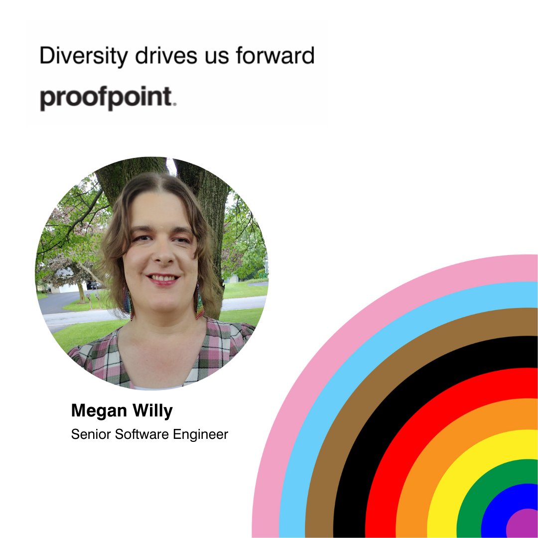 As our Pride Month Blog Series comes to a close, we are mindful that the spirit of it and the commitment to inclusivity continues all year long. 

In this blog, Megan shares her perspective on creating #inclusive environments.

ow.ly/6teZ50SwcPH

#LifeAtProofpoint
