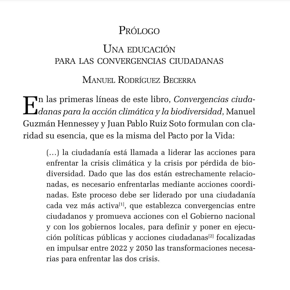 FNAmbiental's tweet image. #LecturaRecomendada 📘 Convergencias ciudadanas para la acción climática y la biodiversidad | (2022)
¡Es necesario que la ciudadanía asuma su rol como agente del cambio! #PactoXlaVida #AcciónClimáticaYA
#COP16 

Libre descarga ⤵️
foronacionalambiental.org.co/libro-converge…