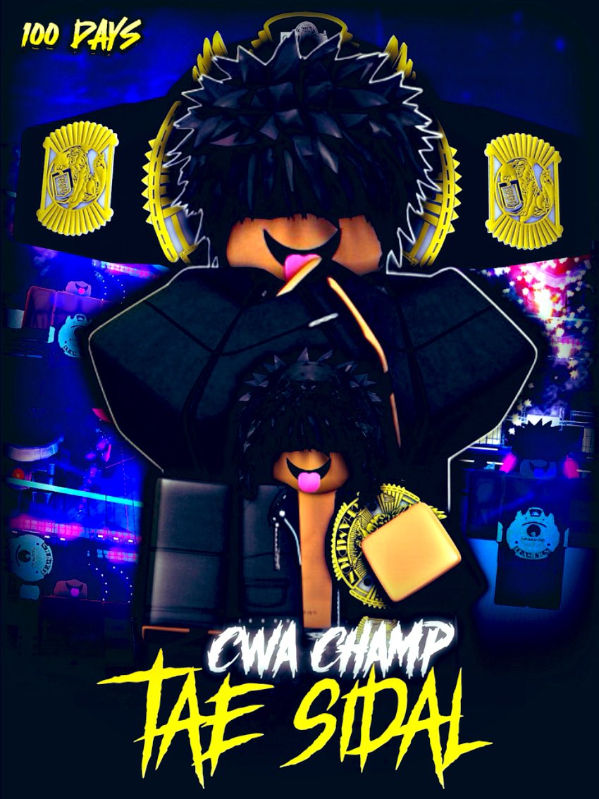 𝒯𝐻𝐸 𝐹𝒰𝒯𝒰𝑅𝐸 𝒪𝐹 𝑅𝒪 𝒲𝑅𝐸𝒮𝒯𝐿𝐼𝒩𝒢🔮

As of today, <a href="/TaeSidalRBLX/">tae</a> has officially hit the 100 day mark with the CWA Championship.

Will Sidal surpass 7 defenses and solidify himself as the BEST?