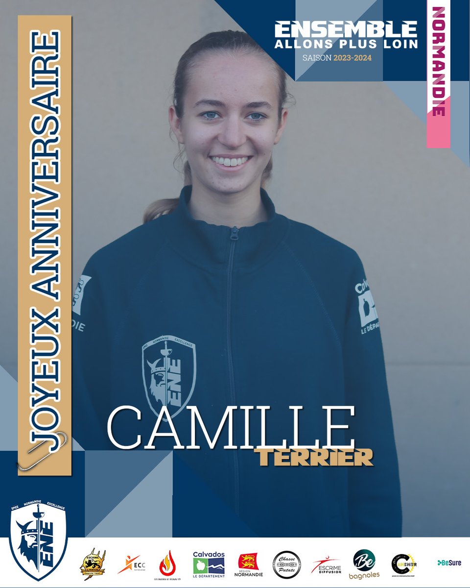 Joyeux anniversaire à toutes les personnes nées un #7juillet et en particulier à notre épéiste Camille Terrier ! 🥳🥳

⚪️🔵 #TeamENE