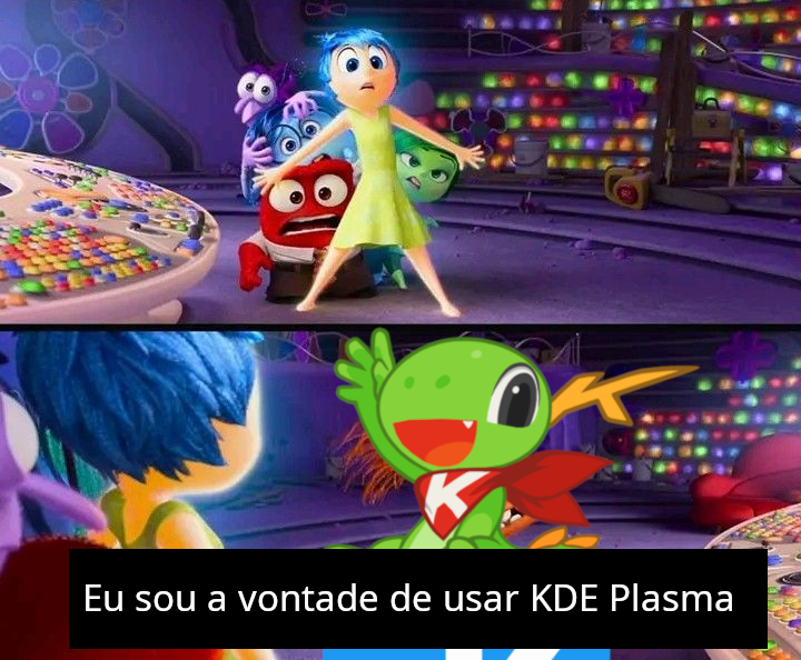 matheusbastosop's tweet photo. Não consigo, amo o KDE Plasma. https://t.co/qo4uLWdhuz
