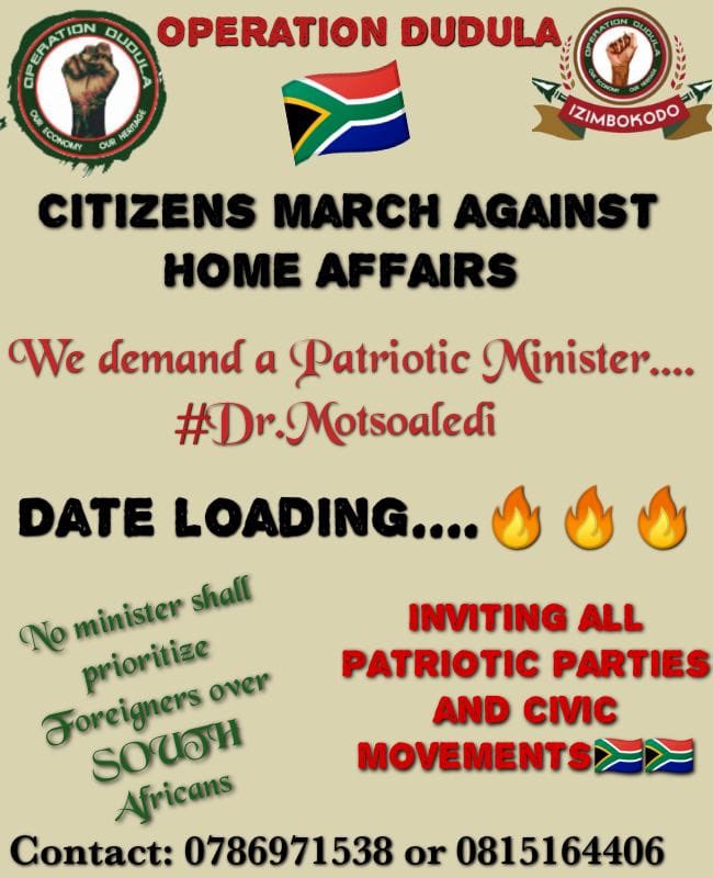 sadi18032311's tweet image. #OperationDudula ✊🏽❤️🇿🇦#PutSouthAfricansFirst