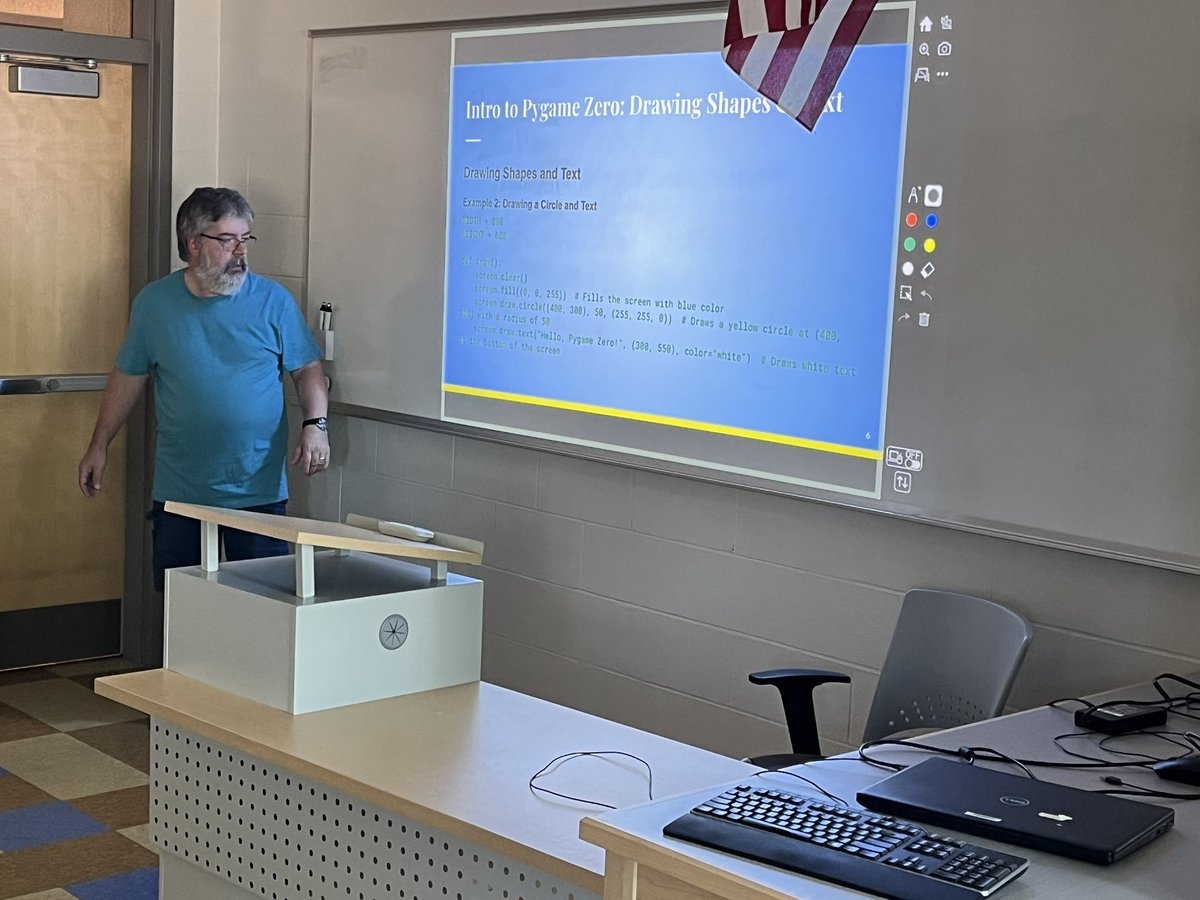 mrmhackett's tweet photo. Last week, our enrichment classes kicked off with Python Programming.  Next week, we welcome BBQ &amp; Grilling, High School Drama Workshop, &amp; Computer Animated Design. https://t.co/b5jHlqJVYa