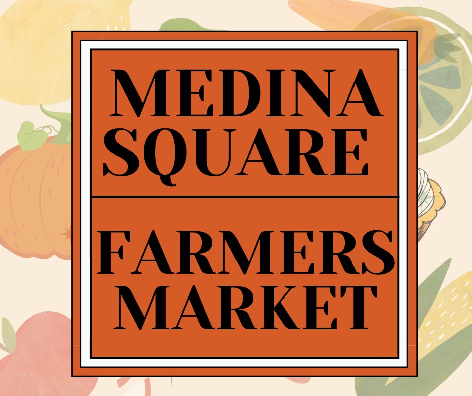 FBenGilbert1's tweet photo. Medina Square Farmers Market
Medina Square
July 6th @ 9:00am - 1:00pm https://t.co/wS3kkBNmEY