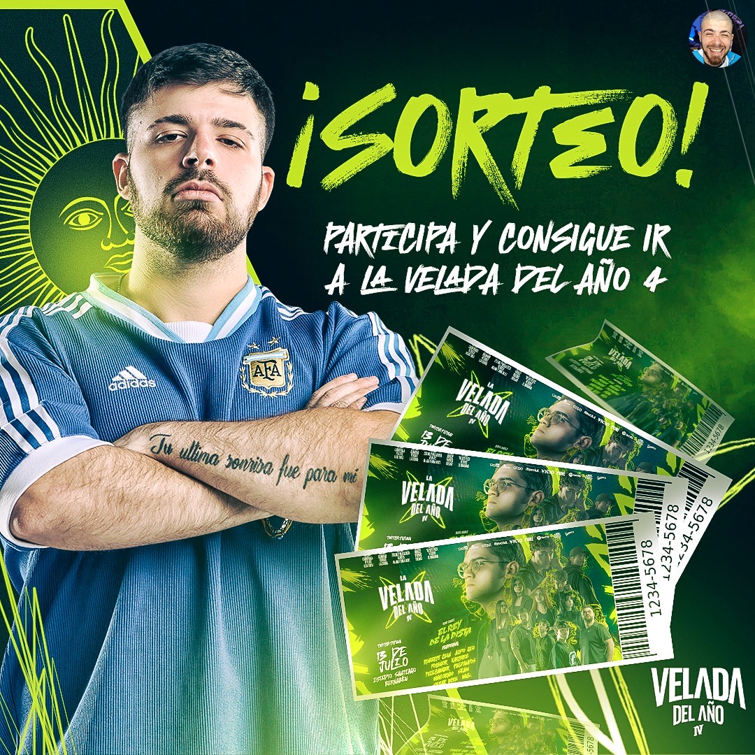 LACOBRAAA Out of Context (@ooc_lacobraaa) on Twitter photo SORTEO ÉPICO DE ÚLTIMA HORA
2 ENTRADAS PARA EL EVENTO DEL AÑO
LA VELADA IV 🥊
1⃣ Seguir a <a href="/terrenoviral/">Terreno Viral</a>
2⃣ Seguir a <a href="/OOC_LACOBRAAA/">LACOBRAAA Out of Context</a>
3⃣ Da RT a este tweet
¡Si ya tenes entrada o no podes acudir al evento recibirás el importe equivalente! 💸 #LaVeladaDelAñoIV SORTEO ÉPICO DE ÚLTIMA HORA
2 ENTRADAS PARA EL EVENTO DEL AÑO
LA VELADA IV 🥊
1⃣ Seguir a <a href="/terrenoviral/">Terreno Viral</a>
2⃣ Seguir a <a href="/OOC_LACOBRAAA/">LACOBRAAA Out of Context</a>
3⃣ Da RT a este tweet
¡Si ya tenes entrada o no podes acudir al evento recibirás el importe equivalente! 💸 #LaVeladaDelAñoIV