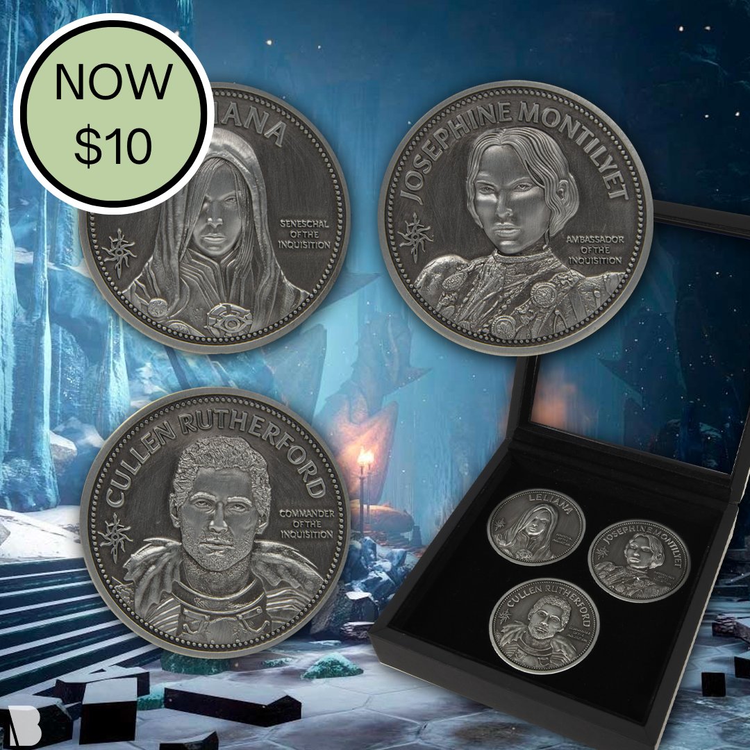 Whether it’s through force, knowledge, or diplomacy, you can always count on the Cullen, Leliana and Josephine to help you achieve your goals. @DragonAge

gear.bioware.com/products/drago…