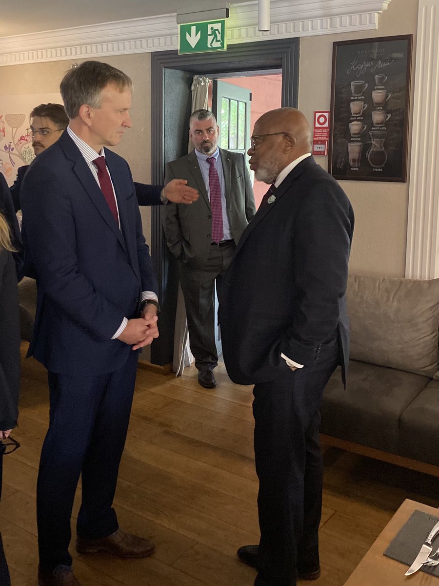 UN_PGA's tweet photo. My sincere gratitude to @andrispelss State Secretary of Latvia’s Ministry of Foreign Affairs, for an excellent working atmosphere during lunch and dinner. 

I appreciate the many stimulating conversations. 

From Latvia’s preparations for the LAMPA festival, to its efforts to preserve indigenous languages and cultures, to its candidacy for the Security Council, I enjoyed immensely the opportunity to engage with representatives from indigenous communities, academia and the Ministry of Foreign Affairs.
