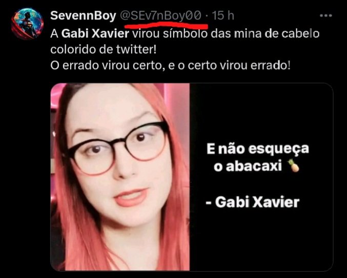 KCFadinha's tweet photo. | Caso Gabi Xavier 

Praticamente tds esses haters de internet (o q inclui esses "redpill" de apartamento) são fakes q têm o nome zoado com um monte de números no final. ✌ https://t.co/PJ2UDk6qGH