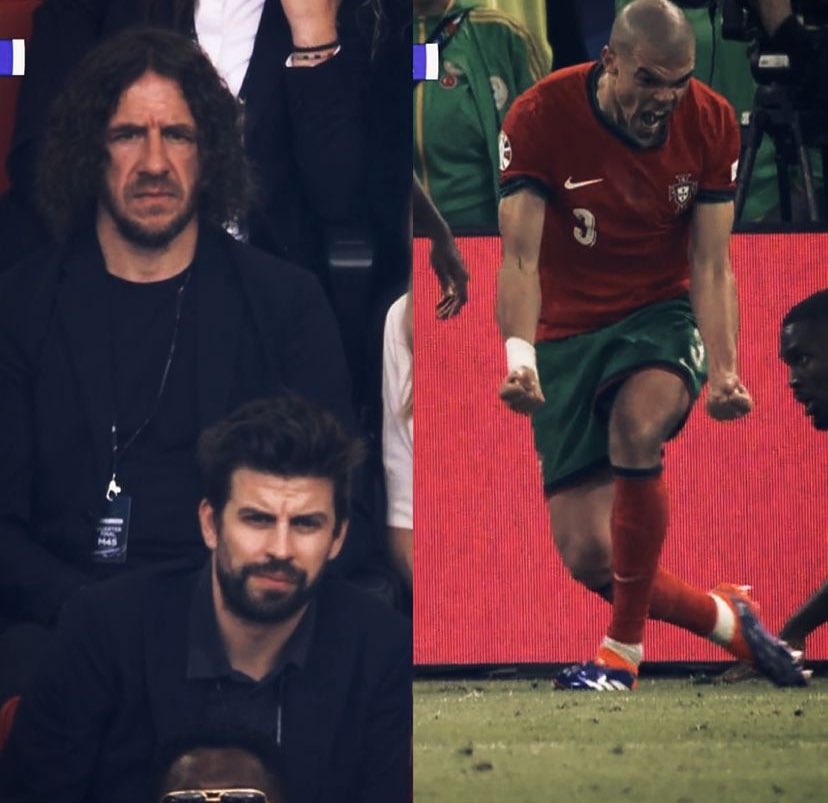 Pique 37 anos / Pepe 41 anos.

Que imagem!!!