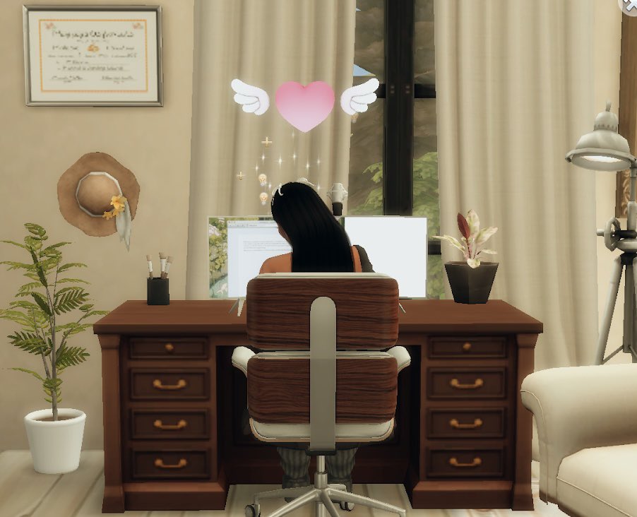 coolgyal49's tweet photo. ya’lllll look how cute this plumbob replacement is 😭💘 https://t.co/deWBQJP4Yw