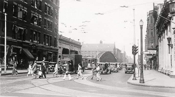 Boylston Street - Mass Ave. 1932.