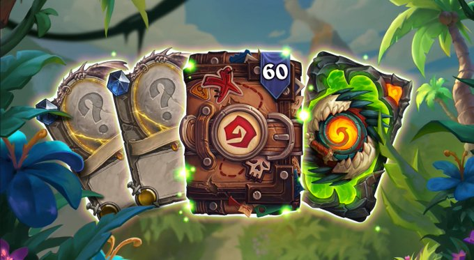 Ike (@ike__hs) on Twitter photo Giveaway time: 2 Perils in Paradise Standard Pre-Purchase Bundle. Includes
-60 Perils in Paradise card packs
-Perils “Hakkar the Houndmaster" Card Back
-2 random Legendary cards from Perils
To enter:
-Retweet
-Follow
Ty <a href="/PlayHearthstone/">Hearthstone</a> for the codes <3 Giveaway time: 2 Perils in Paradise Standard Pre-Purchase Bundle. Includes
-60 Perils in Paradise card packs
-Perils “Hakkar the Houndmaster" Card Back
-2 random Legendary cards from Perils
To enter:
-Retweet
-Follow
Ty <a href="/PlayHearthstone/">Hearthstone</a> for the codes <3