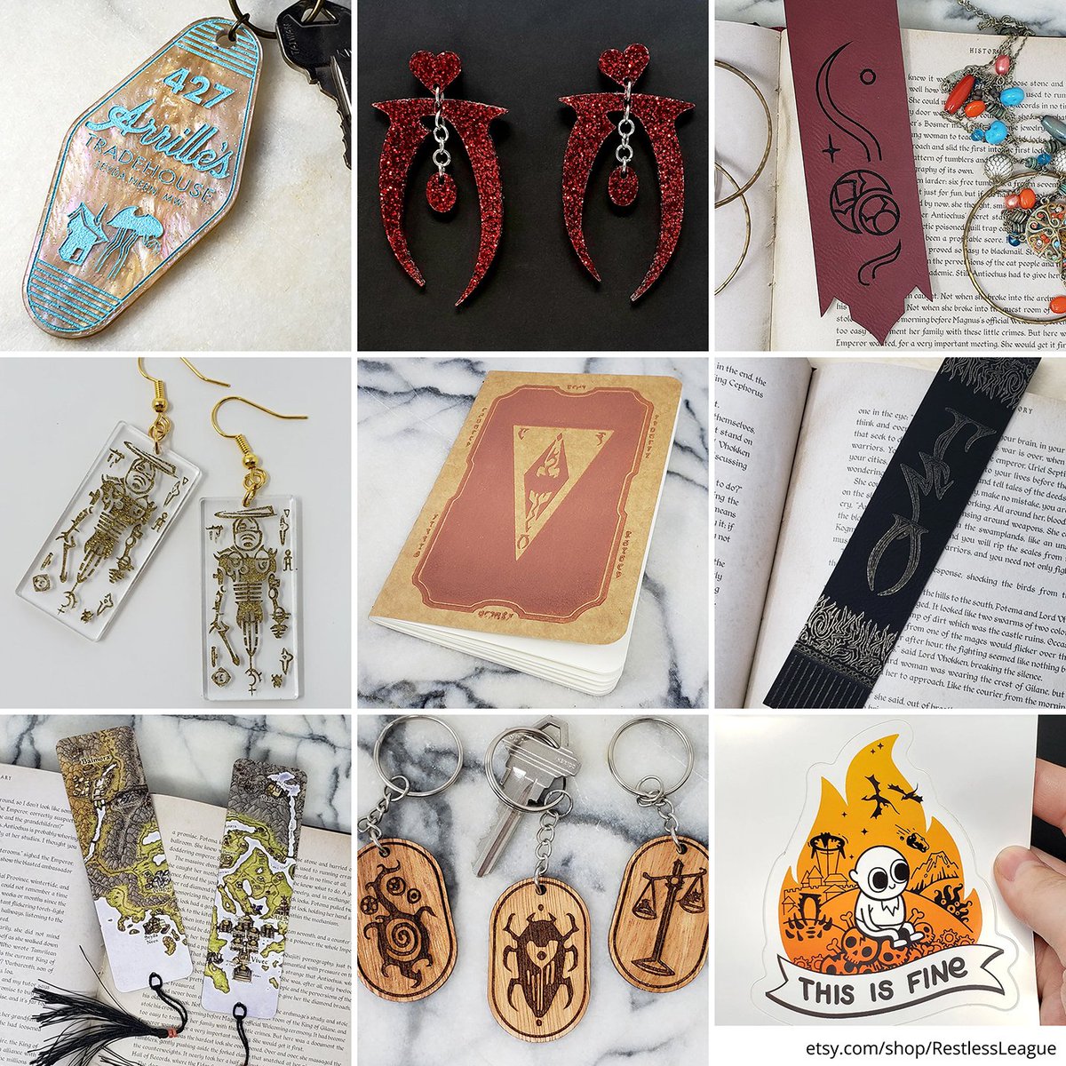 After a lot of back and forth, my Etsy store is once again open. Restocked with some old favorites and brand new designs. 

etsy.com/shop/RestlessL…