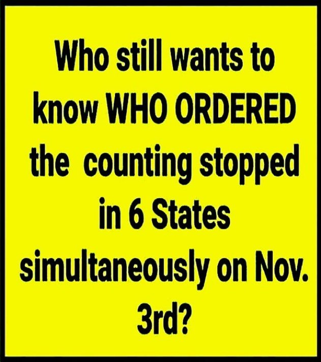 Who stopped the count?