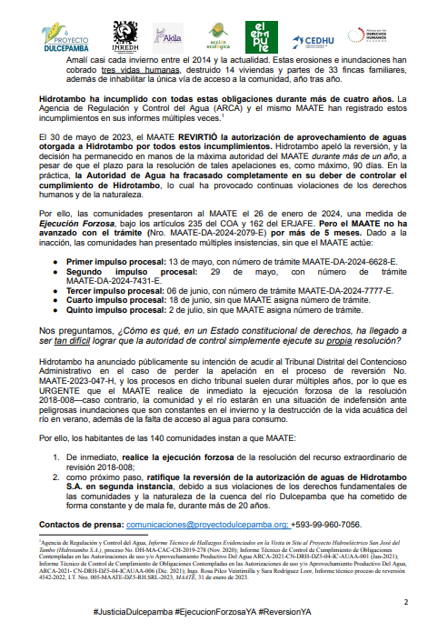 Alianza de Organizaciones por los Derechos Humanos tweet media