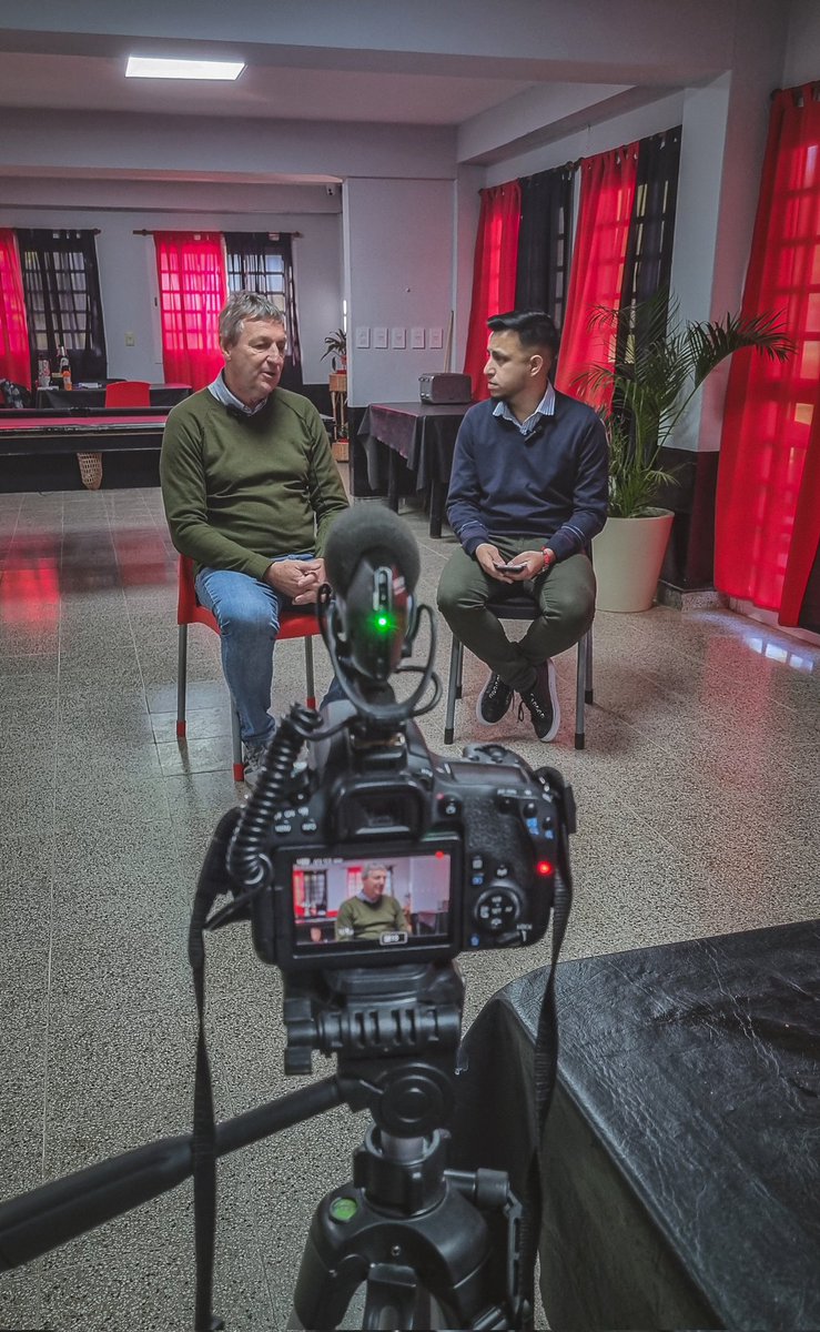 💣 🔴⚫️#Colón | En minutos charlamos con el presidente sabalero Victor Godano en <a href="/AiredeSantaFe/">Aire de Santa Fe</a> .