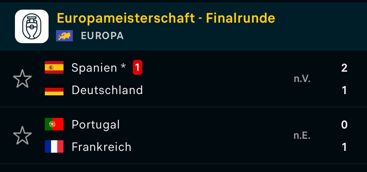 Heute hat der Fußball leider verloren