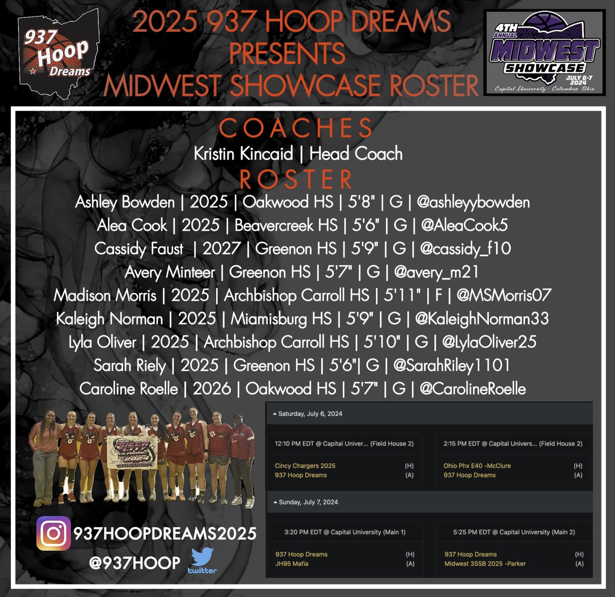 Coaches, come check out this talented group of players this weekend!!