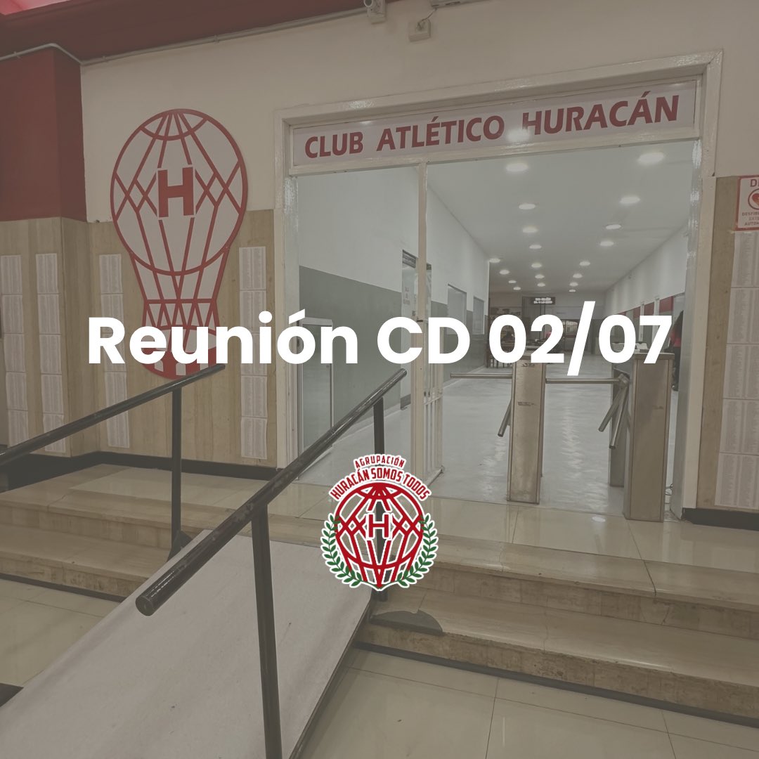 Les compartimos un poquito de lo que fue la reunión de Comisión Directiva del 02.07

instagram.com/p/C9DnhK2OVkS/…