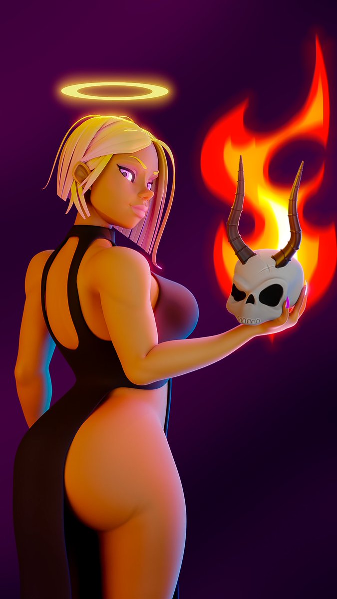 sambamprods's tweet image. Dinn - Angel Slayer - Latest sculpt practice on #Blender #Blender3d #art #3DDesign