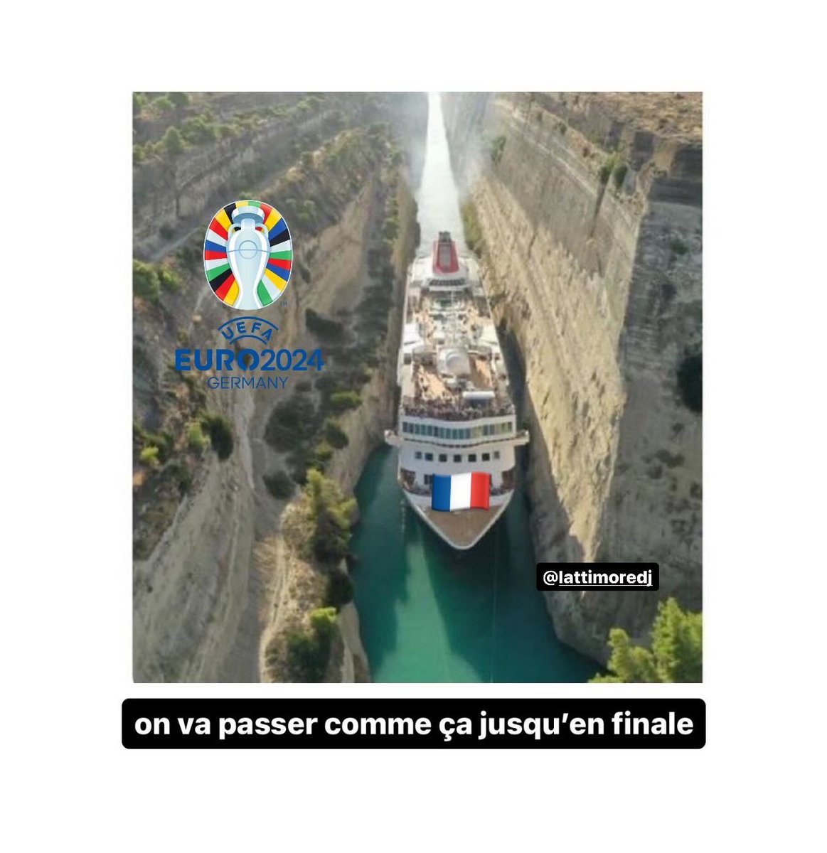LattimoreDJ's tweet photo. Ça paaaaaasse 🇫🇷 #EURo2024 https://t.co/E2iJqK7NG7