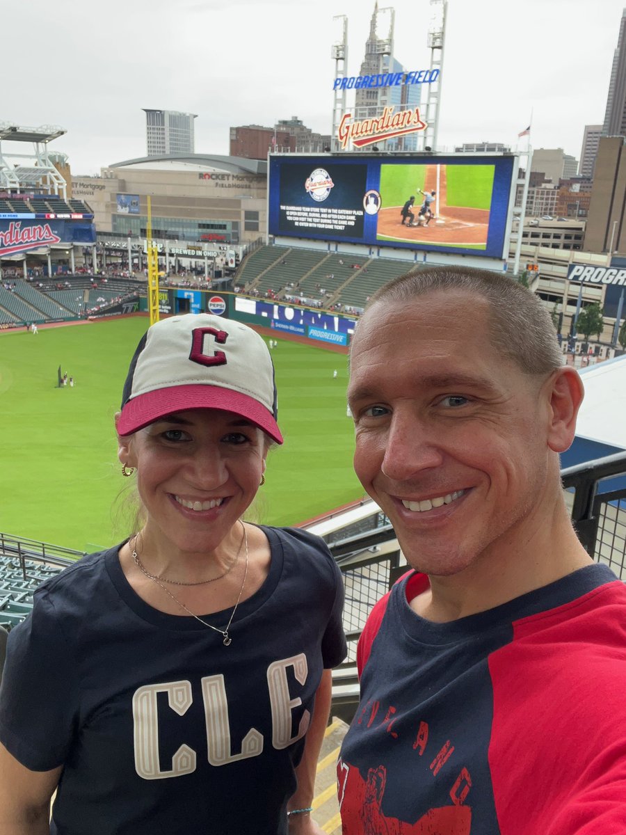 DaveKich's tweet photo. Let’s Go Guards! 

#ForTheLand @thingsbymelanie #CLE #Cleveland #ThisIsCLE @CleGuardians https://t.co/uOLycrzJSL