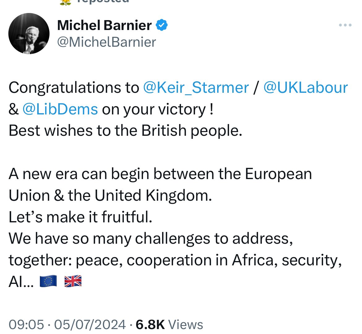 AndyD (@remainernow) on Twitter photo <a href="/BeaconsfieldLab/">Beaconsfield Labour</a> <a href="/MattPattv1/">Matt Patterson</a> <a href="/TheProgAlliance/">The Progressive Alliance 🟥🟩🟧</a> <a href="/pimlicat/">Naomi Smith is on Bluesky</a> <a href="/BestForBritain/">Best for Britain</a> <a href="/JoshFwd/">@joshfwd.bsky.social</a> <a href="/MVTFWD/">The Movement Forward | StopTheTories.vote</a> <a href="/MakeVotesMatter/">Make Votes Matter</a> And if you are Labour, do get involved in <a href="/Labour4PR/">LCER</a>
2. #Brexit and Eu relationship, again the time is now to try and repair the damage. This tweet supports this. I know Starmer ruled out Single market but this makes no sense. Let’s look for better. There are some great… 37/? <a href="/BeaconsfieldLab/">Beaconsfield Labour</a> <a href="/MattPattv1/">Matt Patterson</a> <a href="/TheProgAlliance/">The Progressive Alliance 🟥🟩🟧</a> <a href="/pimlicat/">Naomi Smith is on Bluesky</a> <a href="/BestForBritain/">Best for Britain</a> <a href="/JoshFwd/">@joshfwd.bsky.social</a> <a href="/MVTFWD/">The Movement Forward | StopTheTories.vote</a> <a href="/MakeVotesMatter/">Make Votes Matter</a> And if you are Labour, do get involved in <a href="/Labour4PR/">LCER</a>
2. #Brexit and Eu relationship, again the time is now to try and repair the damage. This tweet supports this. I know Starmer ruled out Single market but this makes no sense. Let’s look for better. There are some great… 37/?