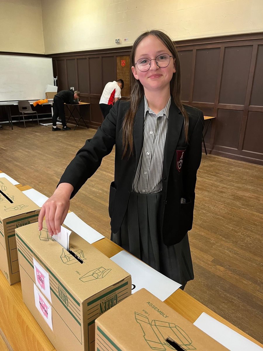 Student voting took place in our Mock Election on 4th July!