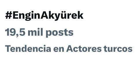 Eventos Engin Akyürek España tweet media