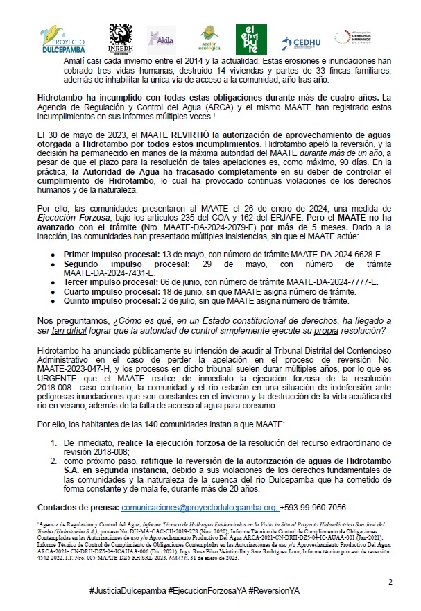 Justicia Dulcepamba tweet media