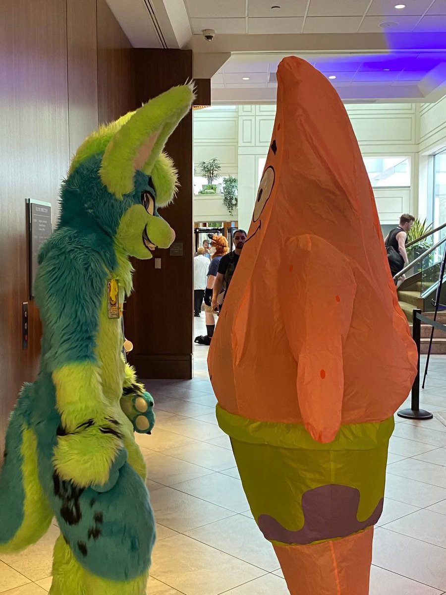 defend_dingo's tweet photo. nobody would believe me if I told them Patrick Star asked me what my favorite death metal band was and when I said Ghost he told me to die https://t.co/Six6bLW1ei