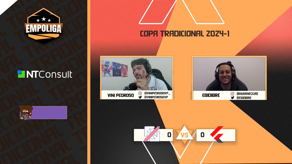 Hora da Segunda Semifinal!
SUPERCLASSICO!

<a href="/EvolveAcademyGG/">Evolve Academy</a> x <a href="/CriminalsBR1/">Criminals Gaming 🔺</a> !

E vale vaga na RECOPA tambem (já que a outra finalista <a href="/Insanos_Gaming1/">TTCR Insanos 🦁</a> já tem a vaga por ser campeã da Trad A!)

Com @ViniPedrosoVP e <a href="/ebidibre/">Werneckão EMBRAZADO</a> !
twitch.tv/empoligavp !