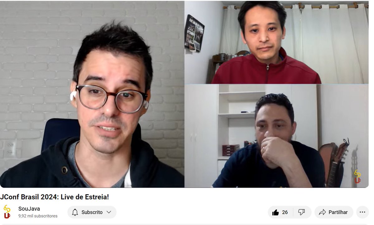 JavaMeetupSampa's tweet image. Bora participar dessa live com @rponte @maxdearruda !
