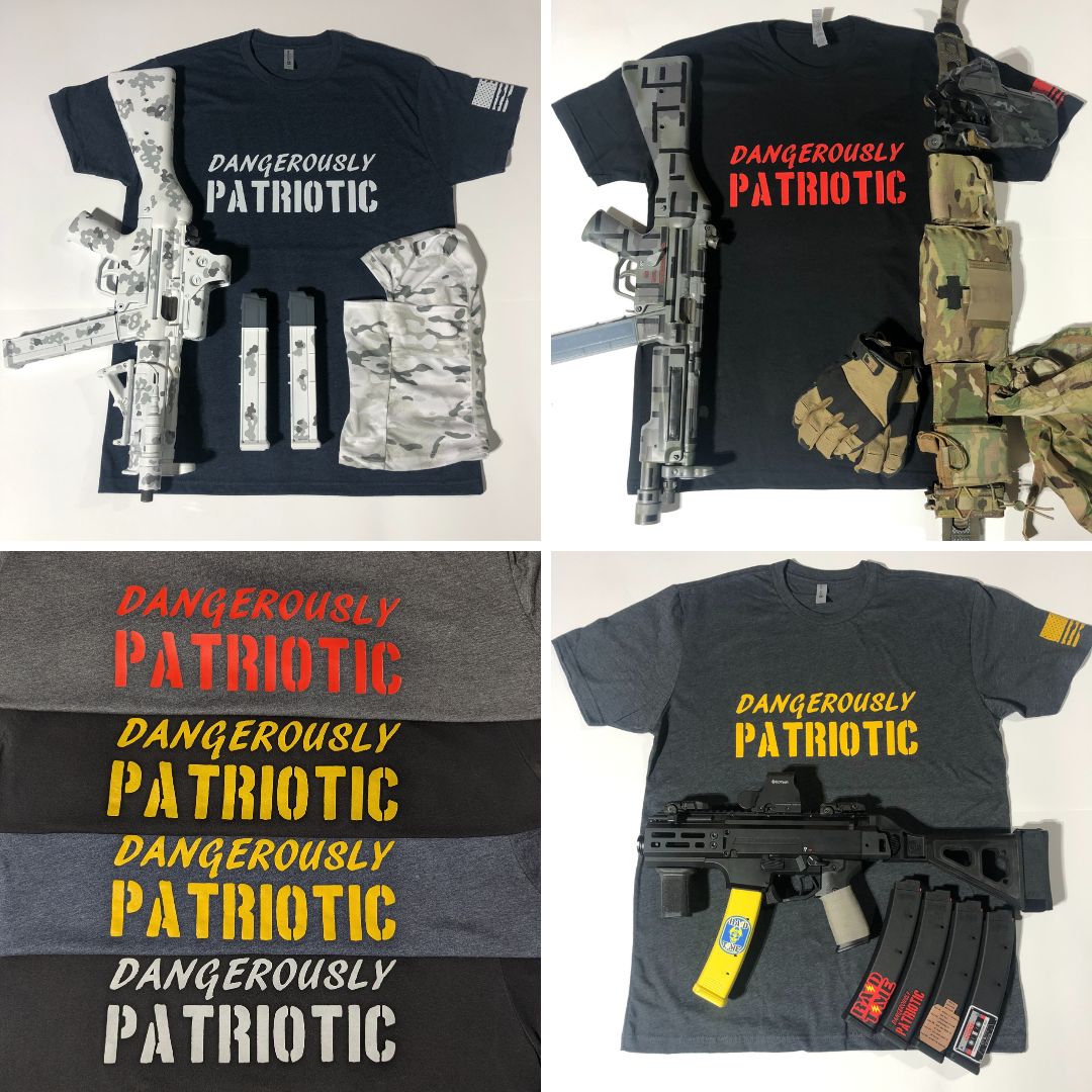 Dangerously1776's tweet photo. So proud to present our new Dangerously Patriotic T Shirt Line!
#america #patriotic #freedom #USA #constitution https://t.co/rmuXc5MZKV