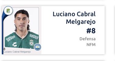 arturozerza's tweet photo. @DarioHD14 @clubleonfc Acabo de revisar los registros del @clubleonfc y Luciano Cabral ya aparece registrado, sólo que aparece como defensa https://t.co/apZudvJ7gK