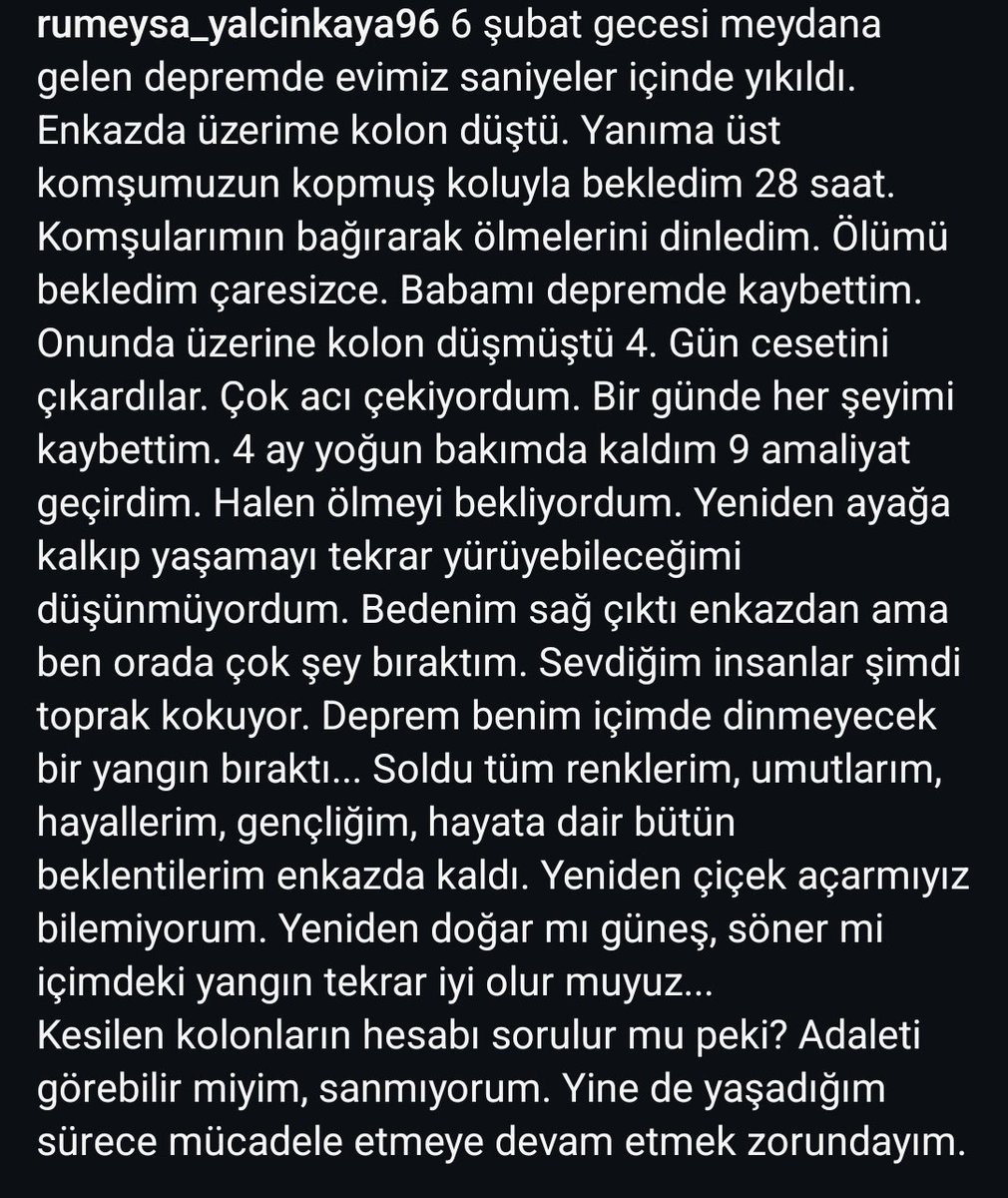 cafernalcaci's tweet photo. Enkazdan 28 saat sonra çıkarılan vücudunda kırılmadık kemik kalmayan, hayata tutunma mücadelesi veren depremzede Rümeysa Yalçınkaya Gazi Üniversitesinde Prof. Akif Muhtar Öztürk tarafından kötü muamele görmüş, azarlanmış, dışarı çıkarılmıştır. @saglikbakanligi @Gazi_Universite https://t.co/mGQXPCXl0w