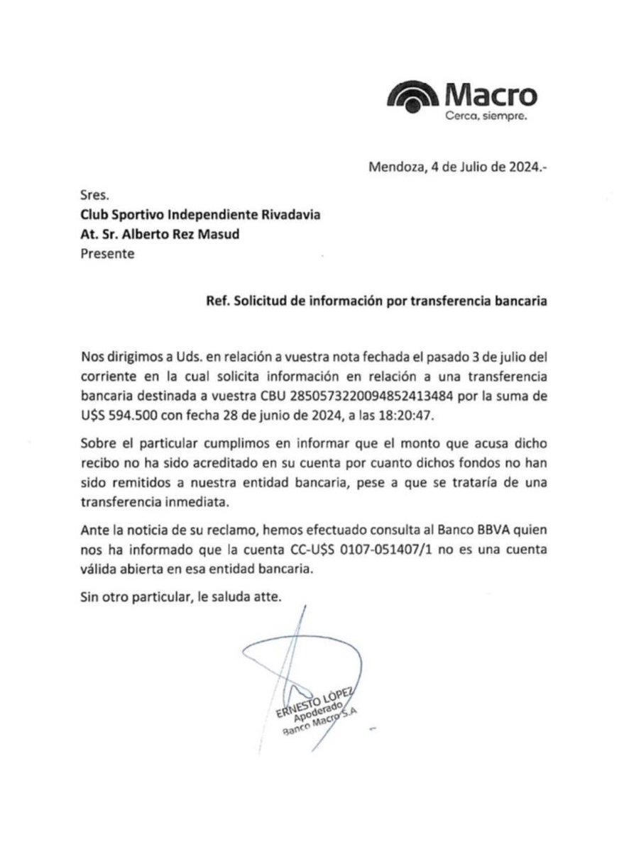 GRAVE. 

Tienen que decir algo más <a href="/morettimarcelo/">Marcelo Moretti</a> <a href="/GarciaLagoPabl1/">Pablo Garcia Lago</a>