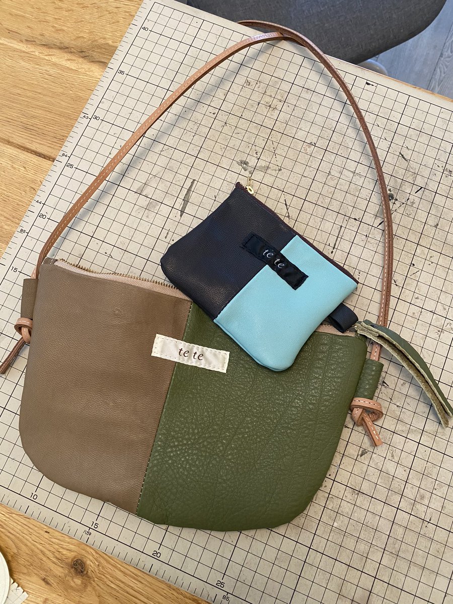 tete_bag's tweet photo. ポーチも試作しているんだけど、手に取ってもらいやすい価格で検討中！ https://t.co/YYKAyZKbRq