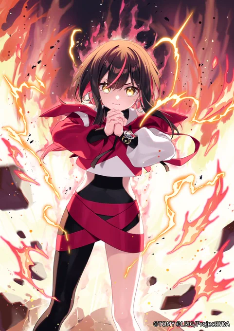 7/6発売のWIXOSS TCG ブースターパック loth SELECTORにて【熱願炎諦】【羅輝石 ドラゴアゲート】【羅植 モミジ】【サーバント #】を描かせていただきました!よろしくお願いいたします  #WIXOSS #ウィクロス発売記念