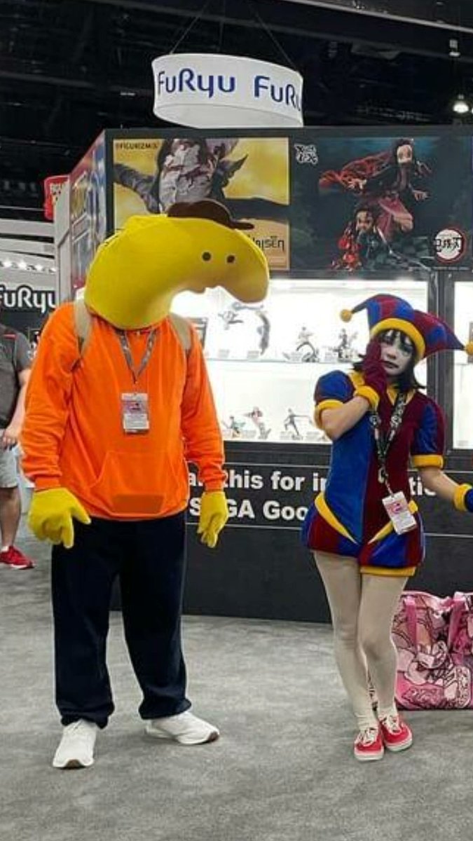 margoanimates's tweet photo. "Hey, we were told you were having a hard time smiling after being trapped in a digital hellscape for all eternity..." https://t.co/7P8iDEgK66