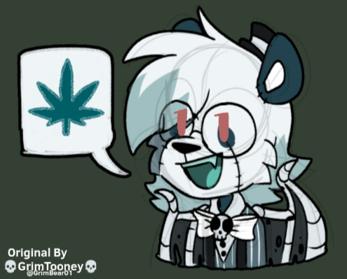 GhettoBear01's tweet photo. Always On The Mind
Original By: 💀GrimTooney💀
#fursona #weed https://t.co/zJOm4PWc4S