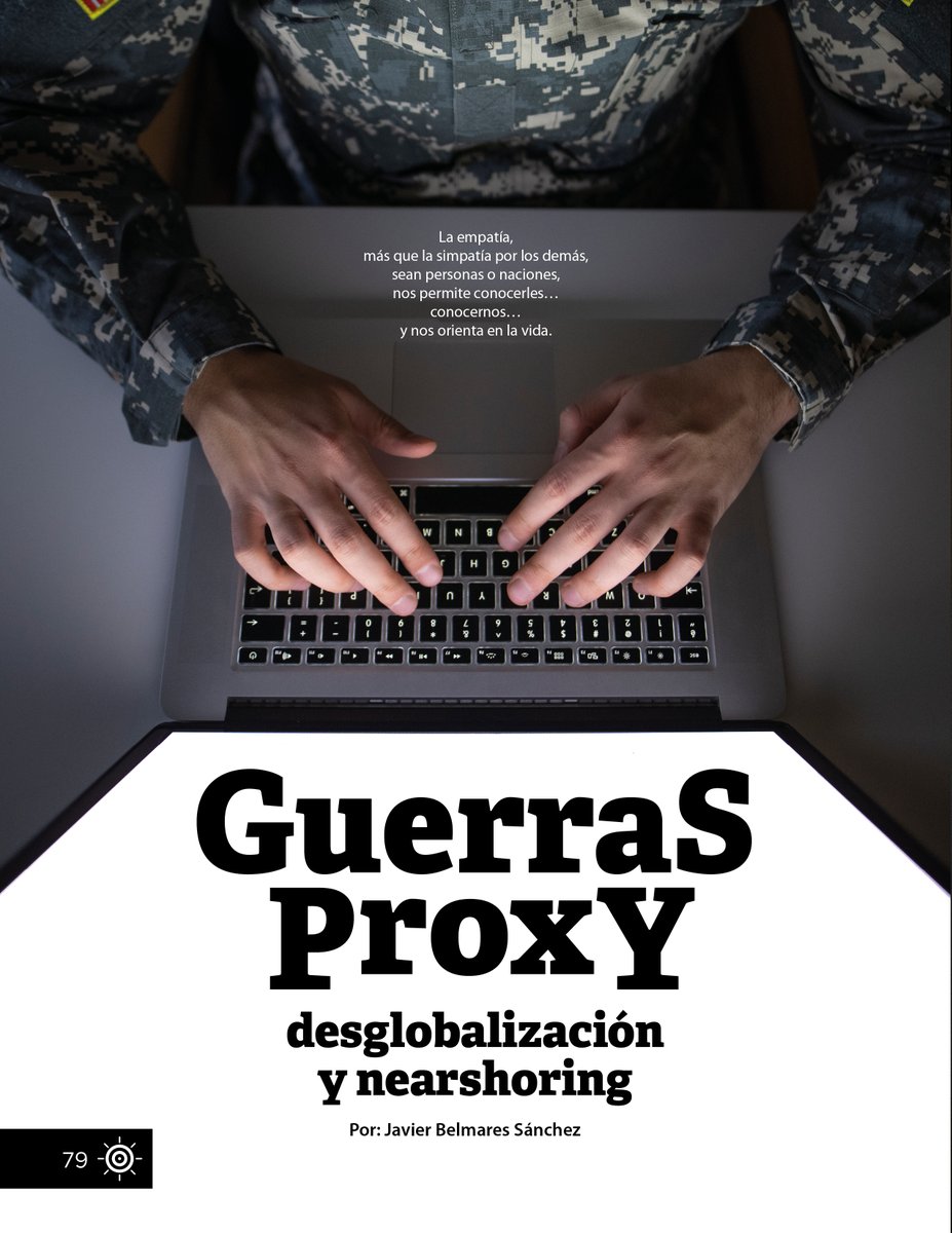 TALENTO_eMag's tweet photo. Guerras proxy, desglobalización y nearshoring. https://t.co/ZhAghOI88d https://t.co/oFl1dohxWG