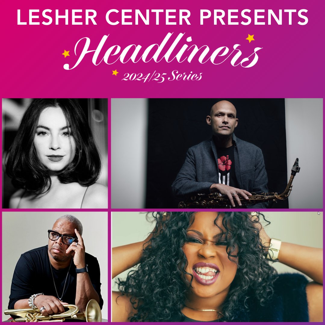 From Grammy Award-winners to the newest stars from the jazz &amp; vocal scene, get groovy and save 20% when you bundle Ms. Monét, Stella Cole, Terence Blanchard, and Miguel Zenón. 🎟️ lcarts.org/JazzSamplerBun…
#LesherCenter #WalnutCreek #liveperformance